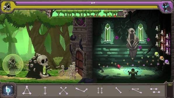 Runeomicon dark fantasy tracé runes