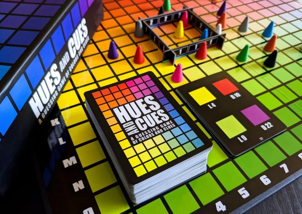 Hues and cues Plateau de nuances du jeu Hues and cues