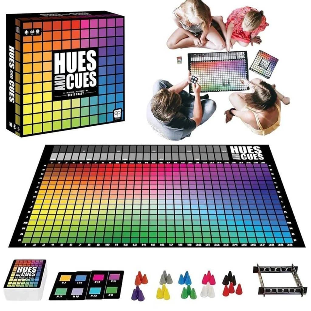 Hues and cues Cadre de score du jeu Hues and cues