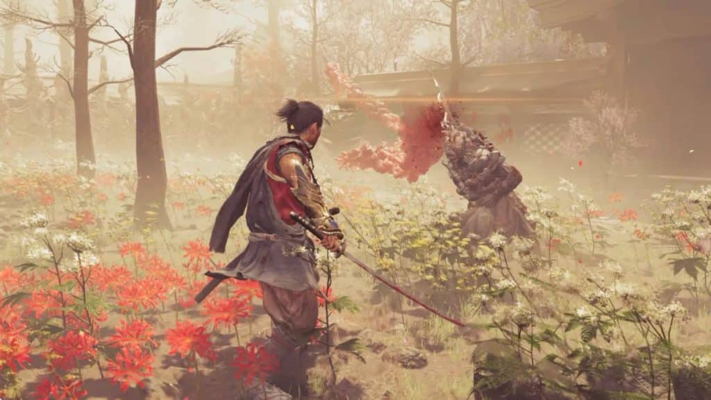 Onimusha: Way of the Sword Parade d'un ennemi dans Onimusha: Way of the Sword
